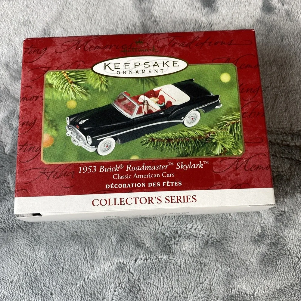 BUICK 1953 ROADMASTER SKYLARK CONVERTIBLE Hallmark Keepsake Christmas Ornament